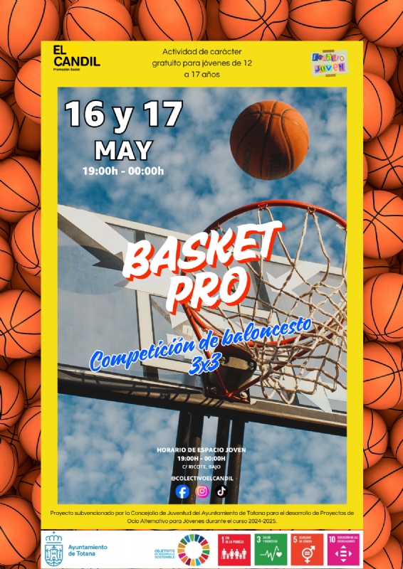 COMPETICIÓN DE BALONCESTO , PROYECTO DE DINAMIZACIÓN JUVENIL ESPACIO JOVEN - 1