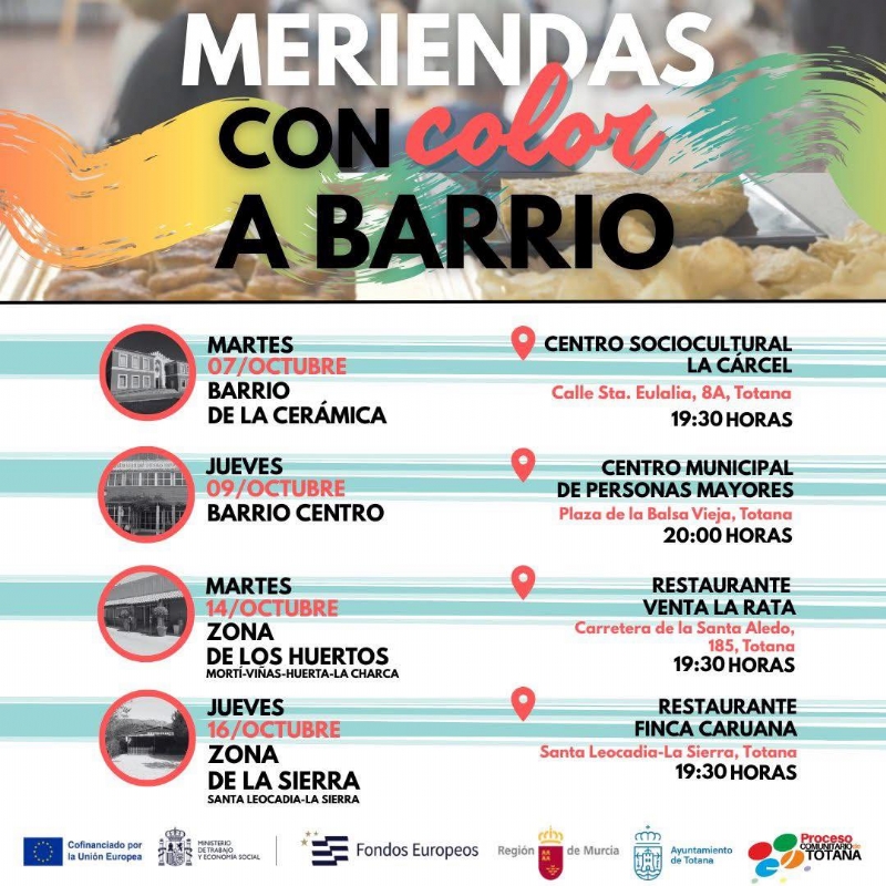 MERIENDAS CON COLOR A BARRIO  - 1
