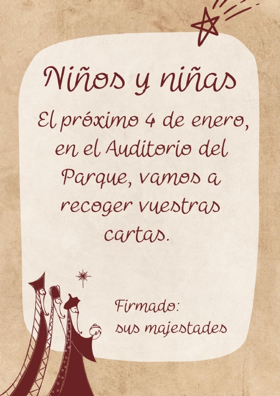 Recogida de cartas de SSMM los Reyes Magos de Oriente - 1