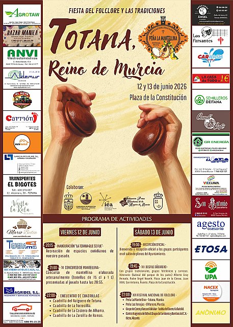 FIESTA DEL FOLCLORE Y LAS TRADICIONES. TOTANA REINO DE MURCIA. - 1