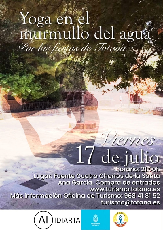 YOGA EN EL MURMULLO DEL AGUA. FIESTAS DE SANTIAGO. TOTANA  2026 - 1