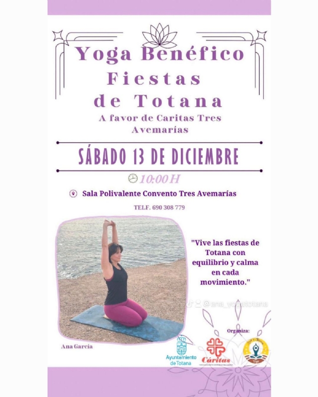 YOGA BENÉFICO DE LAS FIESTAS DE TOTANA  - 1