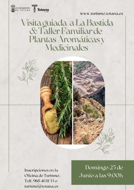 Visita guiada al yacimiento de La Bastida & Taller Familiar de Plantas Aromáticas y Medicinales - 1 Visita guiada al yacimiento de La Bastida & Taller Familiar de Plantas Aromáticas y Medicinales - 1
