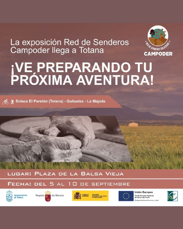 EXPOSICIÓN DE RED DE SENDEROS CAMPODER EN TOTANA  - 1