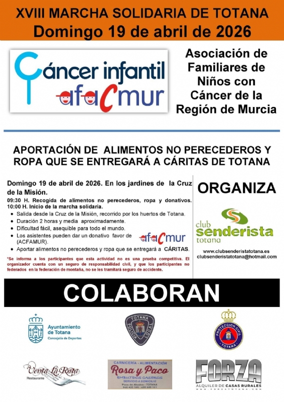 XVIII MARCHA SOLIDARIA DE TOTANA - 1
