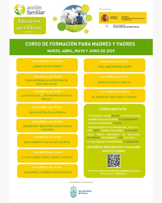 CHARLA ESCUELA DE MADRES Y PADRES : 
