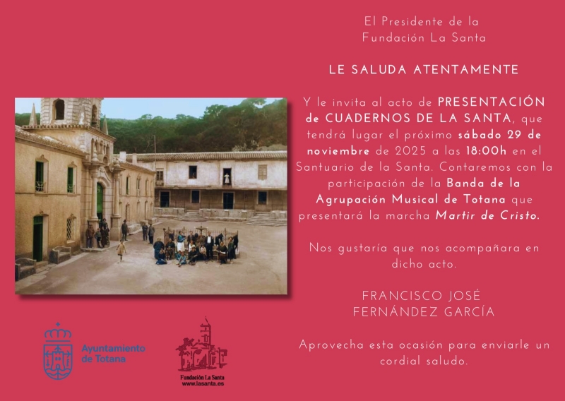 PRESENTACIÓN DE LOS CUADERNOS DE LA SANTA  - 1