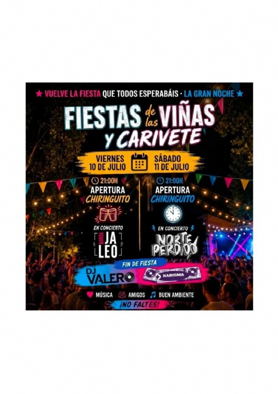 FIESTAS DE LAS VIÑAS Y CARIVETE - 1