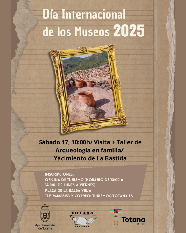 VISITA + TALLER DE ARQUEOLOGIA EN FAMILIA DEL YACIMIENTO DE LA BASTIDA  - 1
