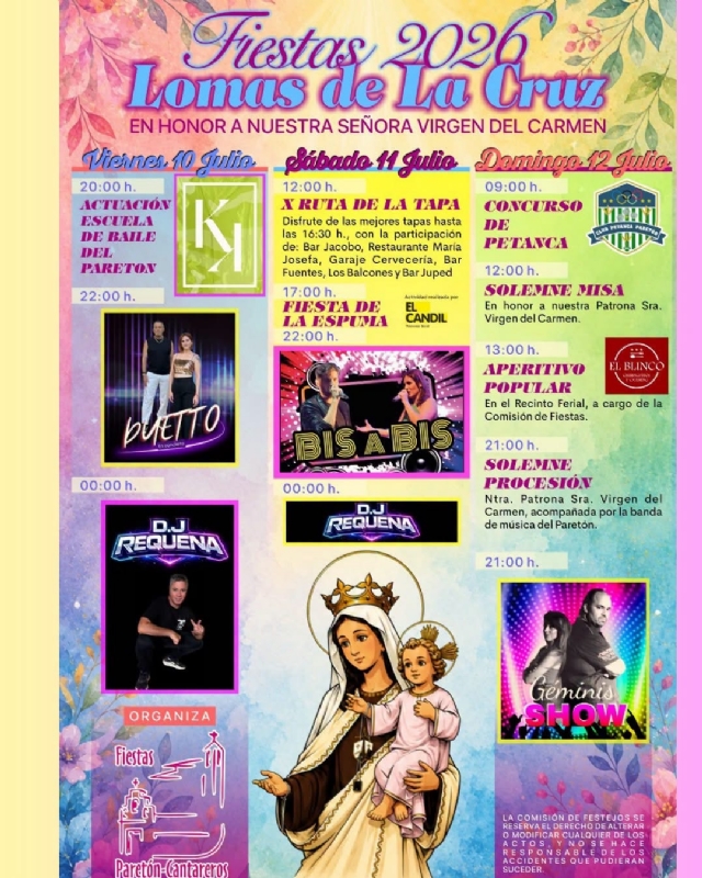 FIESTAS 2026. LOMAS DE LA CRUZ. - 1