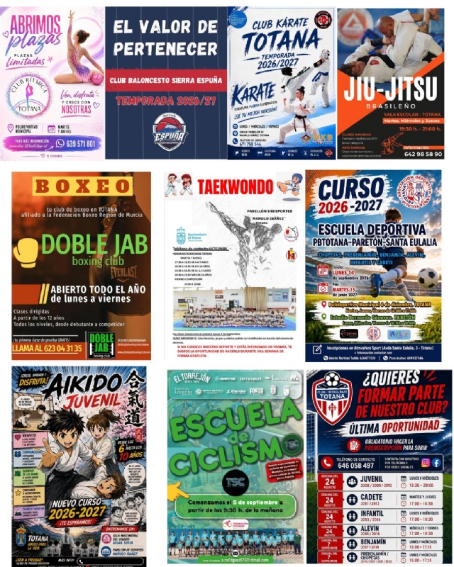 ACTIVIDADES DEPORTIVAS PARA LA NUEVA TEMPORADA 2026/2027 - 1