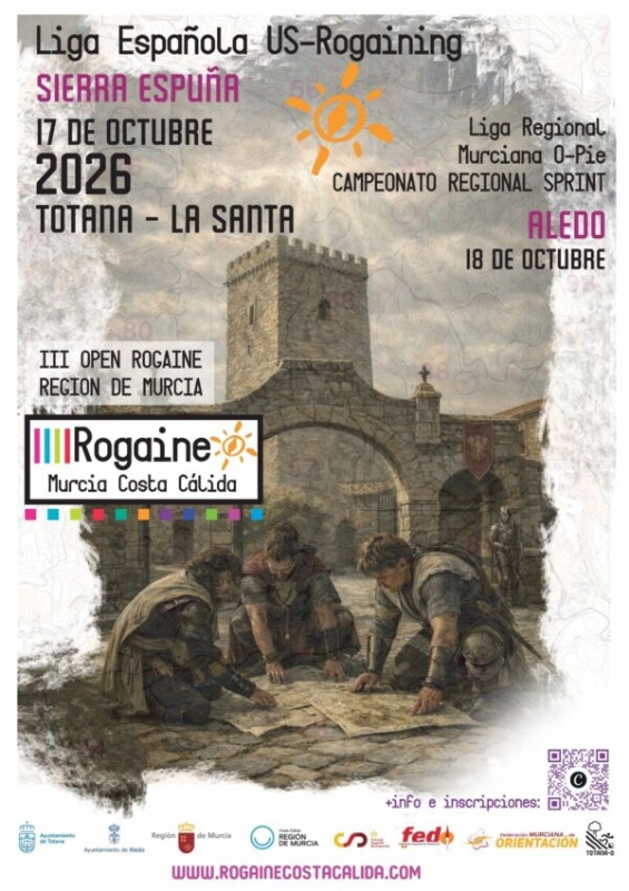 LIGA ESPAÑOLA US-ROGAINING. III OPEN ROGAINE REGION DE MURCIA. TOTANA-LA SANTA - 1