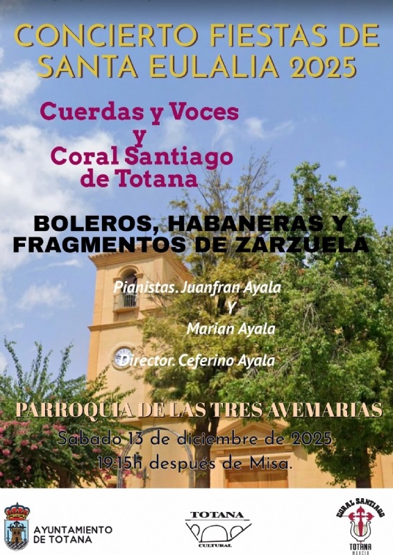 Concierto Fiestas de Santa Eulalia «Cuerdas y voces Coral de Santiago» - 1