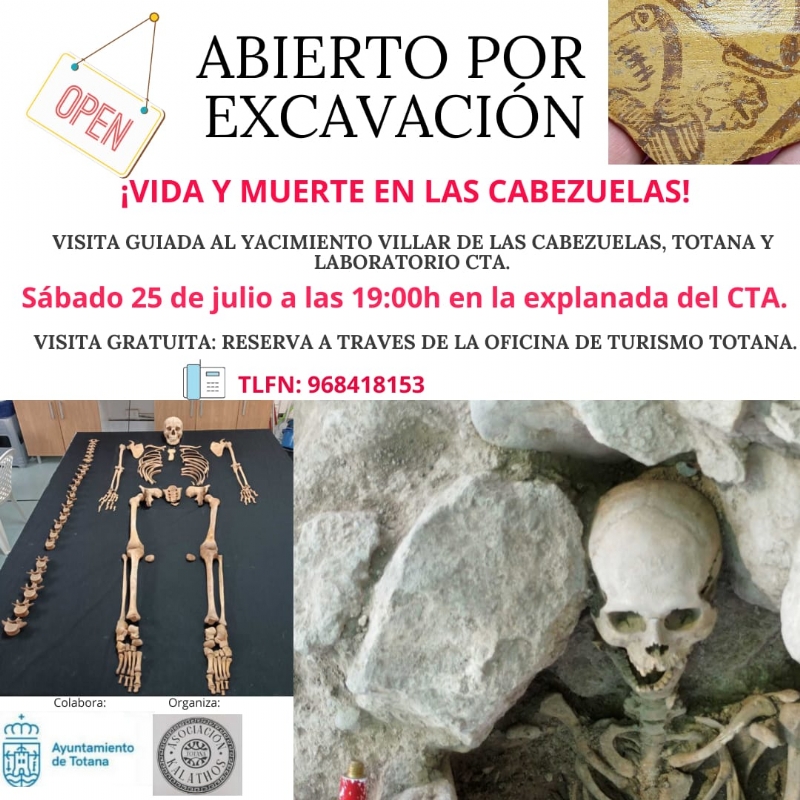 ABIERTO POR EXCAVACIÓN -VISITA GUIADA  AL YACIMIENTO VILLAR DE LAS CABEZUELAS - 1