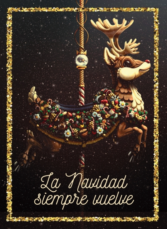 TALLER DE CREACIÓN  DE POSTALES NAVIDEÑAS “TARJETAS QUE BRILLAN - 1