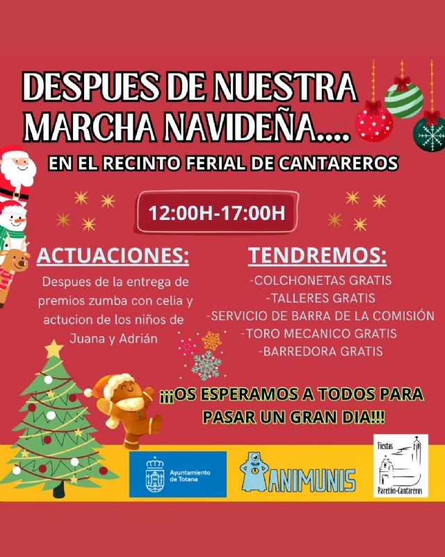 DESPUÉS DE NUESTRA MARCHA NAVIDEÑA…. - 1