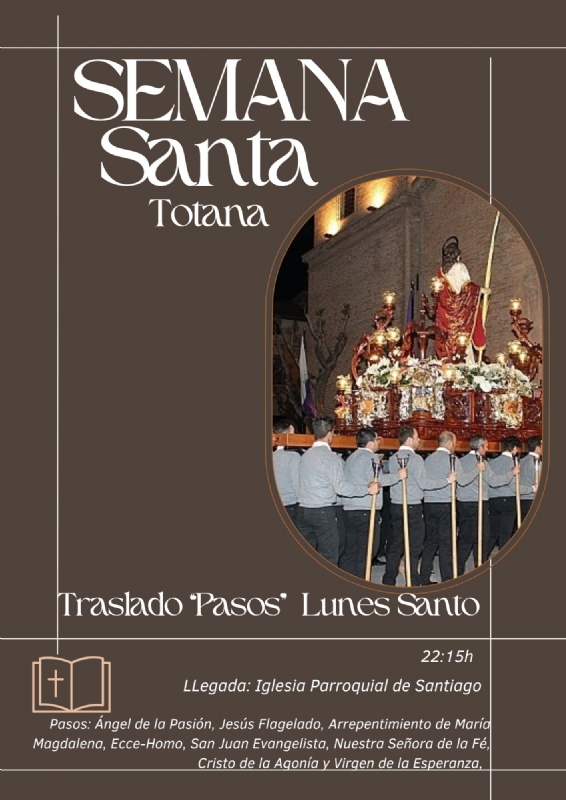 Traslado de Tronos Lunes Santo - 1