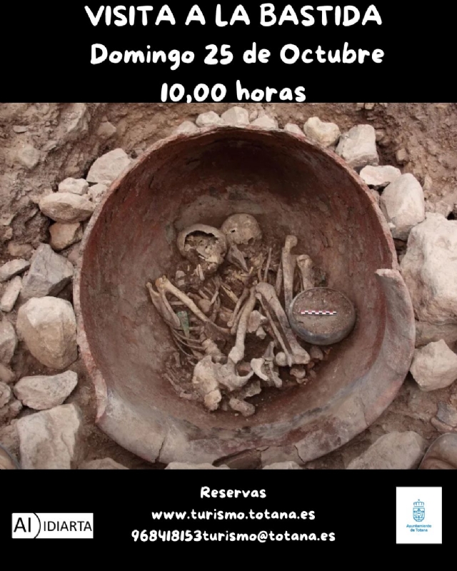 VISITA GUIADA AL YACIMIENTO ARGÁRICO DE LA BASTIDA, LA TROYA DE OCCIDENTE, 25 DE OCTUBRE - 1