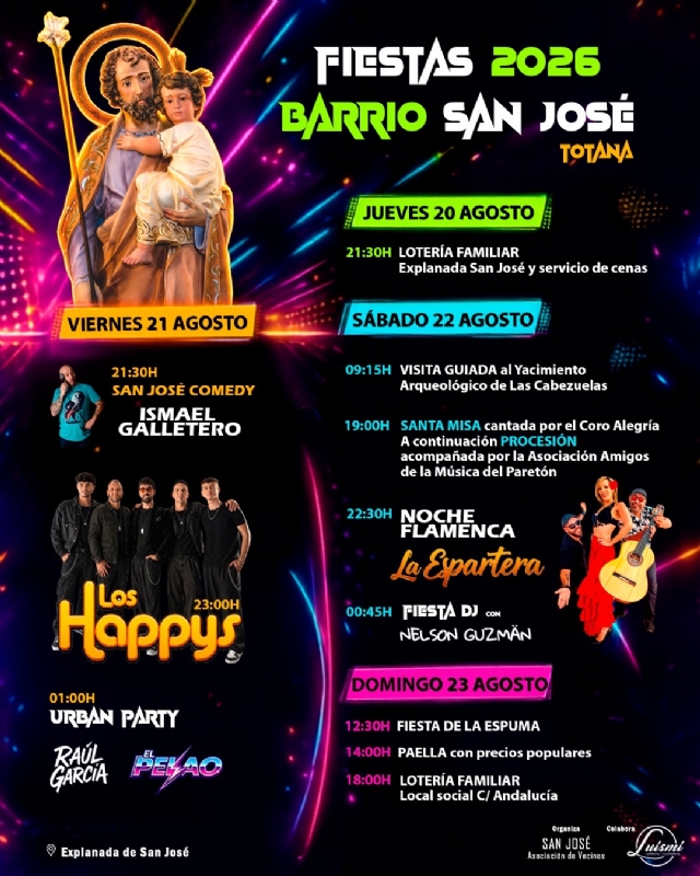 FIESTAS 2026 DEL BARRIO DE SAN JOSÉ EN TOTANA - 1