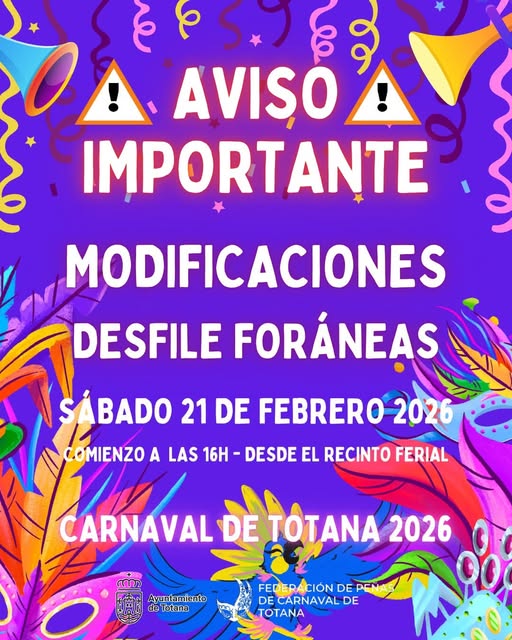 MODIFICACIÓN DEL CARNAVAL PEÑAS FORÁNEAS - 1
