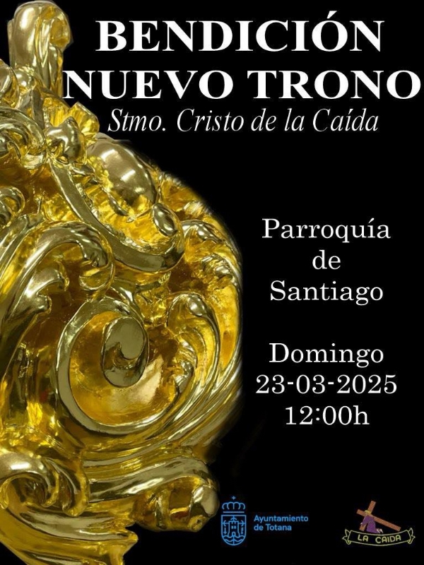 Bendición Nuevo Trono  Stmo. Cristo de la Caída - 1