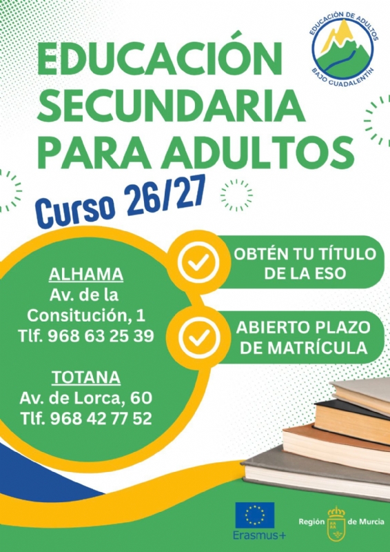 EDUCACIÓN SECUNDARIA PARA ADULTOS. CURSO 26/27 - 1
