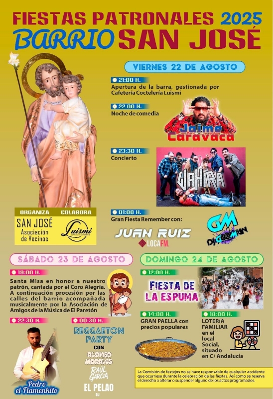 FIESTAS BARRIO DE SAN JOSÉ - 1 FIESTAS BARRIO DE SAN JOSÉ - 1