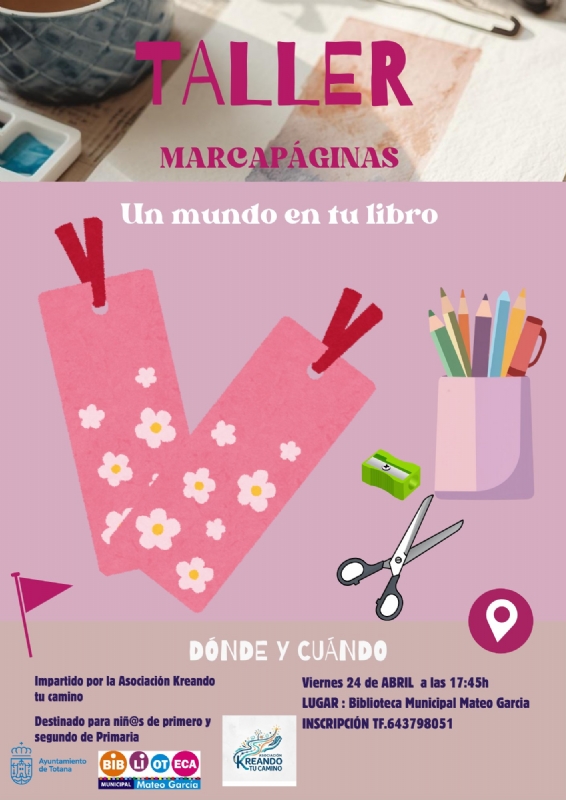 TALLER MARCAPÁGINAS. UN MUNDO EN TU LIBRO. - 1