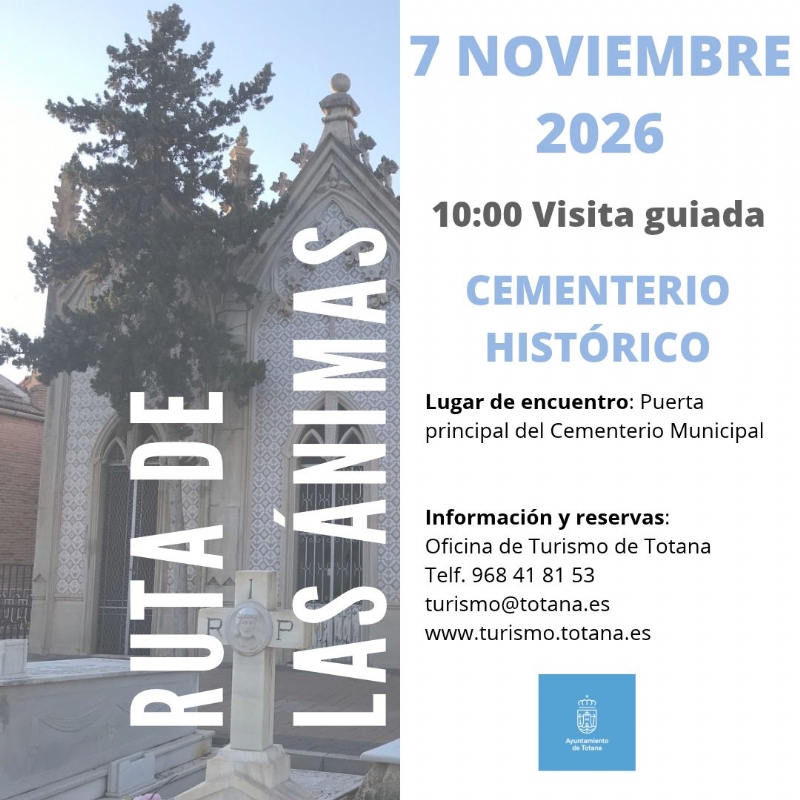 RUTA DE LAS ÁNIMAS. VISITA  GUIADA, CEMENTERIO HISTÓRICO 2026 - 1