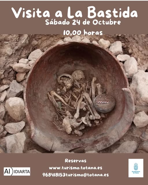 VISITA GUIADA AL YACIMIENTO ARGÁRICO DE LA BASTIDA, LA TROYA DE OCCIDENTE. 24 DE OCTUBRE - 1