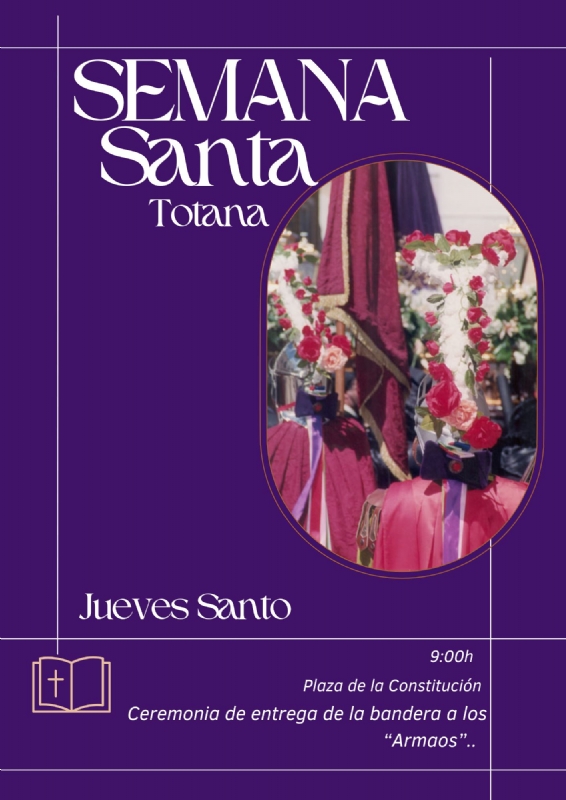 Entrega de la bandera a los 