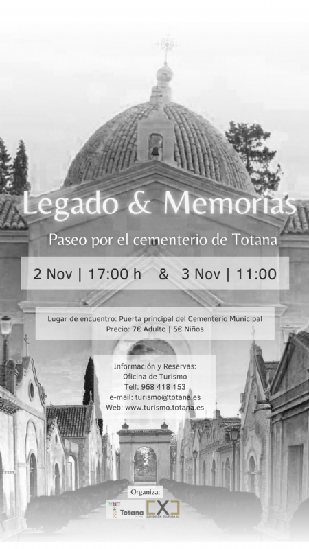 LEGADO Y MEMORIAS: paseo por el cementerio de Totana - 1