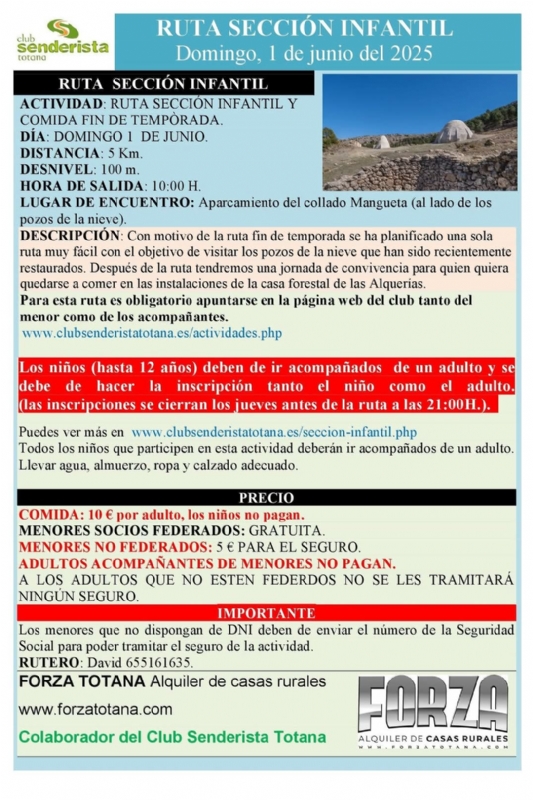 RUTA SECCIÓN INFANTIL - 1