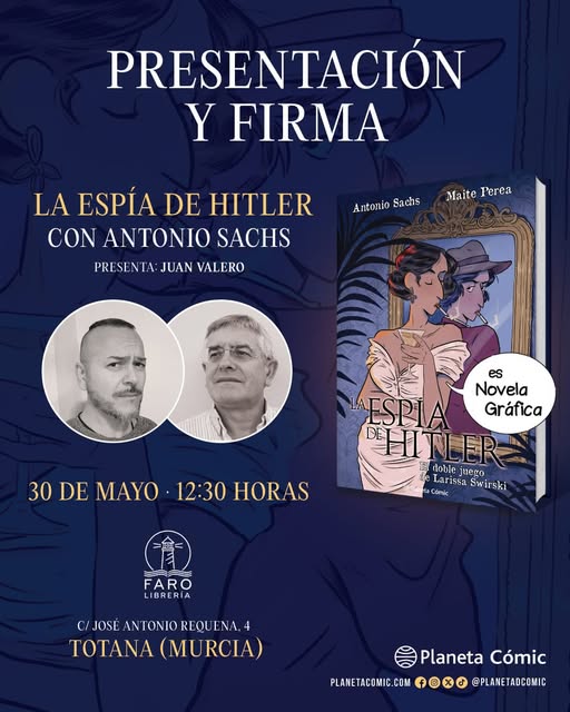 Presentación y firma del libro, LA ESPIA DE HITLER - 1