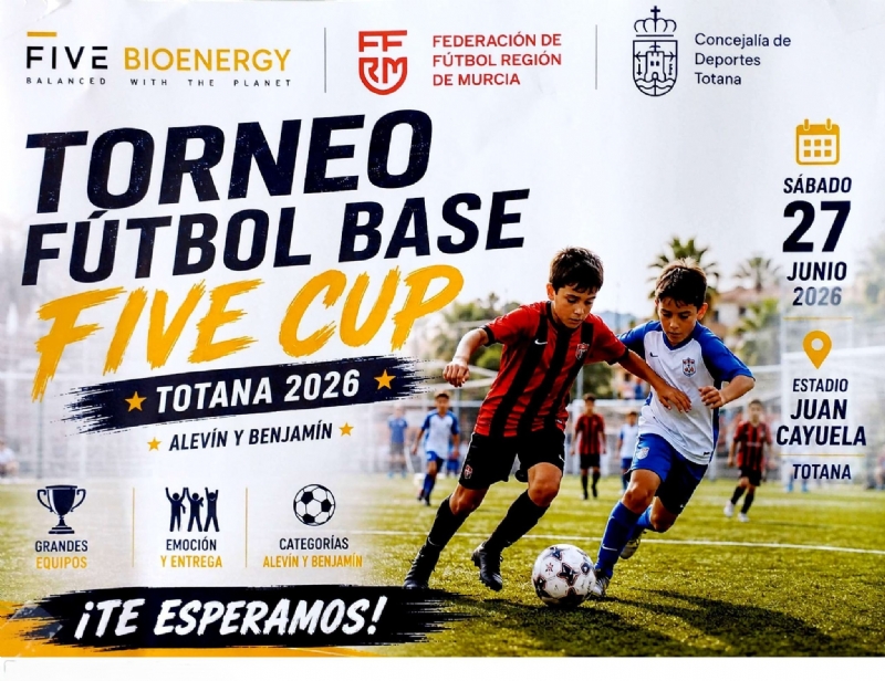 TORNEO FÚTBOL BASE FIVE CUP. TOTANA 2026. - 1