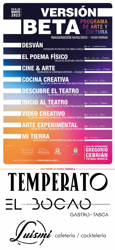 PROGRAMA DE ARTE Y CULTURA: VERSIÓN BETA - 1