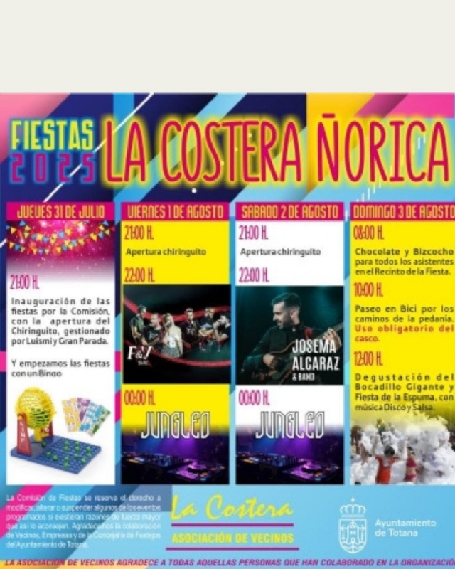 FIESTAS DE VERANO EN LA COSTERA ÑORICA  - 1