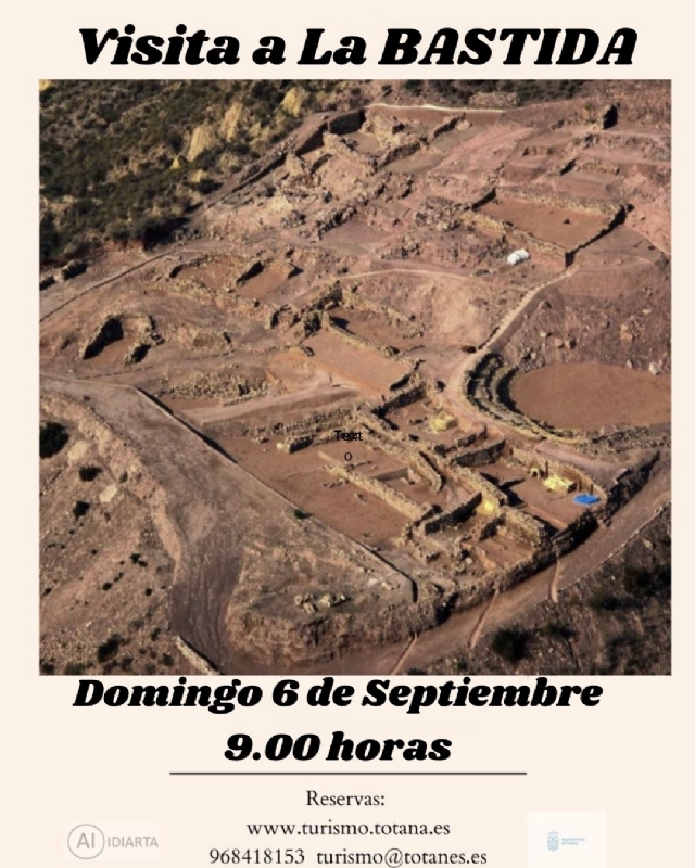 VISITA GUIADA AL YACIMIENTO ARGÁRICO DE LA BASTIDA, LA TROYA DE OCCIDENTE, 6 DE SEPTIEMBRE - 1