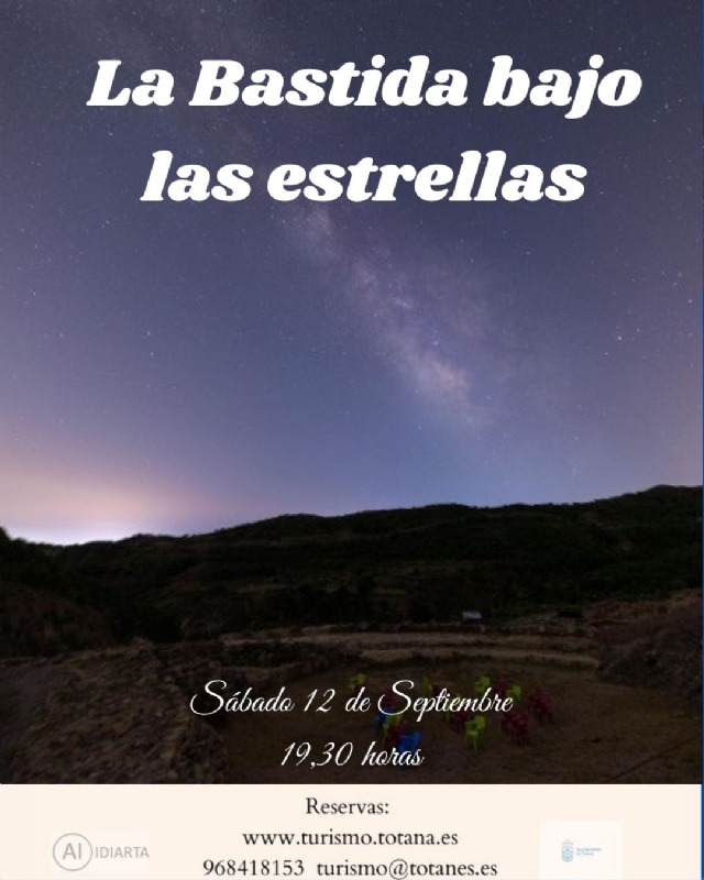 LA BASTIDA BAJO LAS ESTRELLAS. VISITA GUIADA. 12 DE SEPTIEMBRE. - 1
