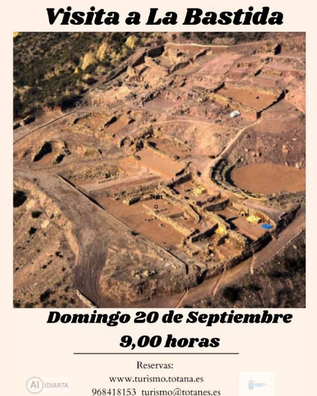 VISITA GUIADA AL YACIMIENTO ARGÁRICO DE LA BASTIDA, LA TROYA DE OCCIDENTE, 20 DE SEPTIEMBRE  - 1