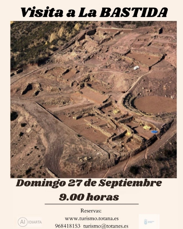 VISITA GUIADA AL YACIMIENTO ARGÁRICO DE LA BASTIDA, LA TROYA DE OCCIDENTE, 27 DE SEPTIEMBRE  - 1