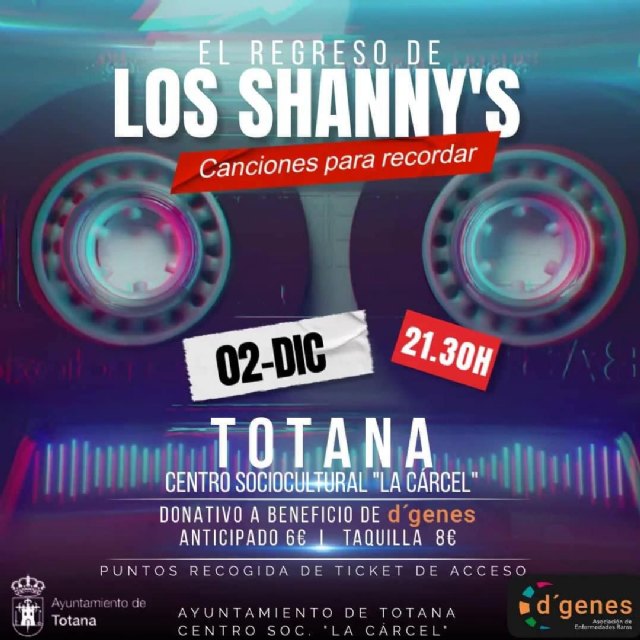 Concierto de los Shanny's a beneficio de D'Genes - 1