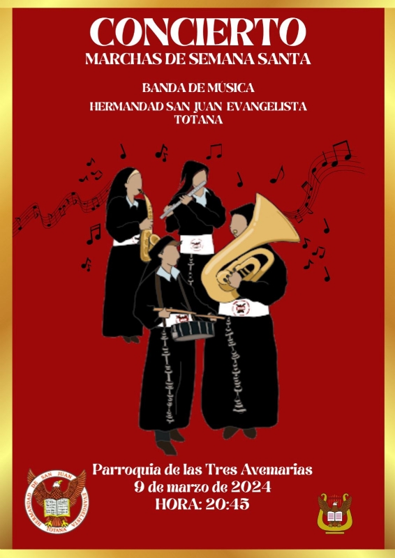 Concierto Banda Música Hermandad de  San Juan Evangelista  - 1