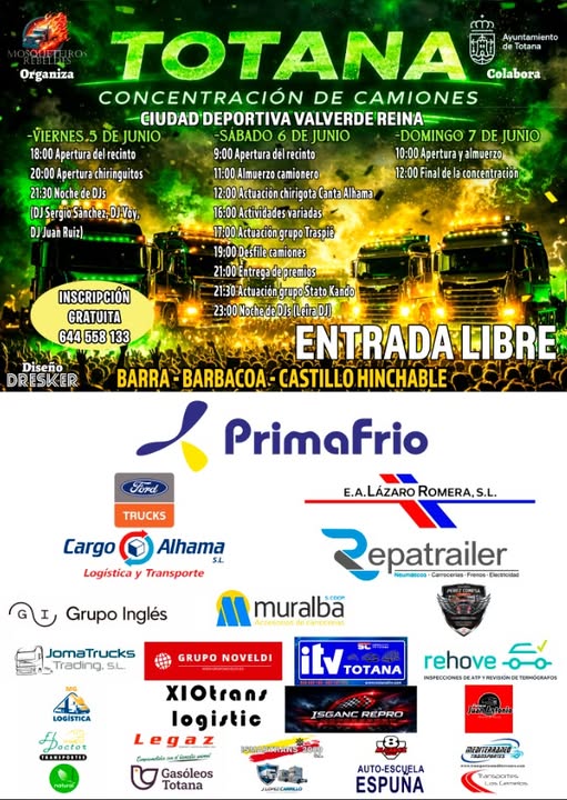 CONCENTRACION DE CAMIONES EN TOTANA. - 1