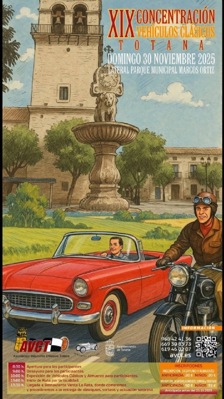 XIX CONCENTRACIÓN VEHÍCULOS CLÁSICOS TOTANA - 1 XIX CONCENTRACIÓN VEHÍCULOS CLÁSICOS TOTANA - 1