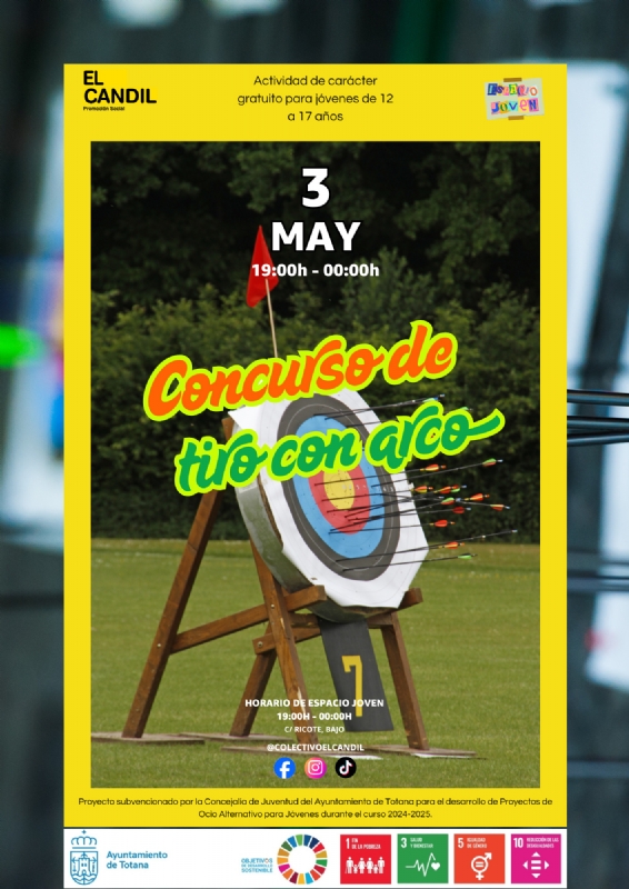 CONCURSO DE TIRO CON ARCO , PROYECTO DE DINAMIZACIÓN JUVENIL ESPACIO JOVEN - 1
