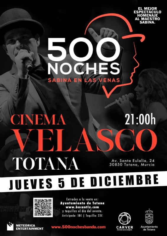 500 NOCHES SABINA EN LAS VENAS - 1