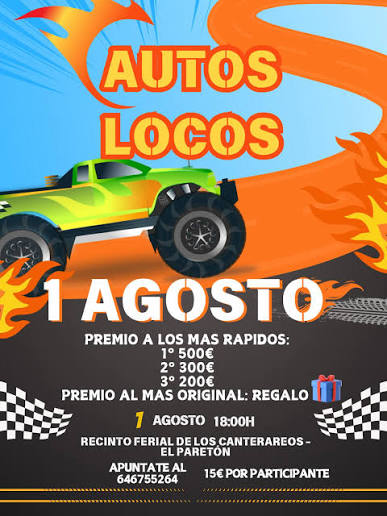 XI DESFILES DE TRONKOMÓVILES, LOS AUTOS LOCOS EN LOS CANTAREROS, PARETON, TOTANA - 1