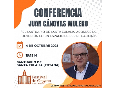 ACORDES DE DEVOLUCIÓN  EN UN ESPACIO DE ESPIRITUALIDAD, CONFERENCIA JUAN CÁNOVAS MULERO 