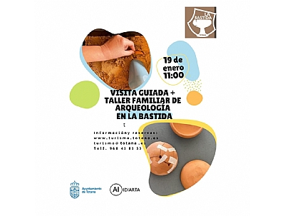 Visita guiada  + Taller Familiar de Arqueología En La Bastida